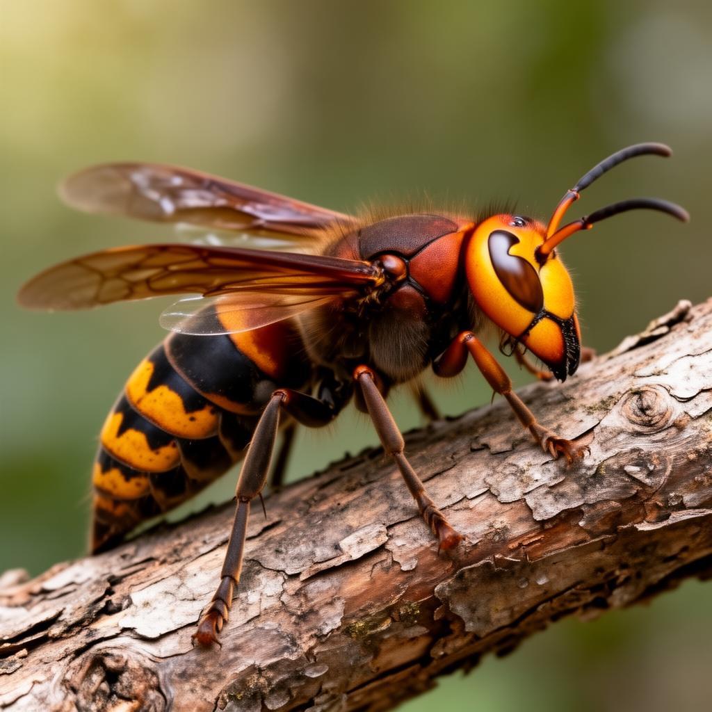 Asian Giant Hornet (Vespa mandarinia)