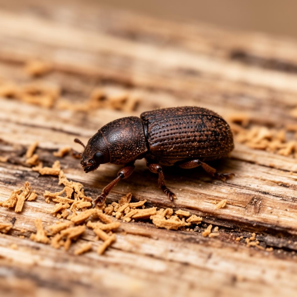 Bostrichid Powderpost Beetle (Bostrichidae)