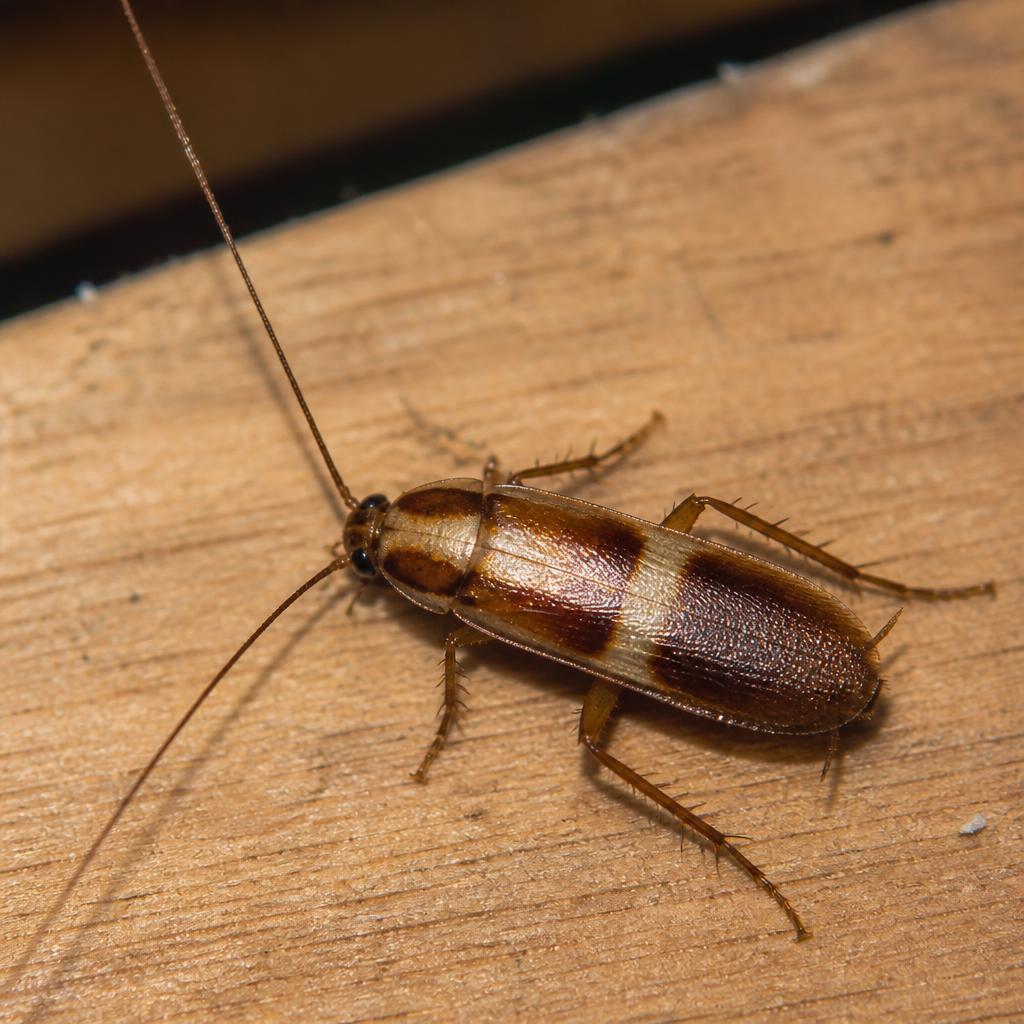 Brown-banded Cockroach (Supella longipalpa)