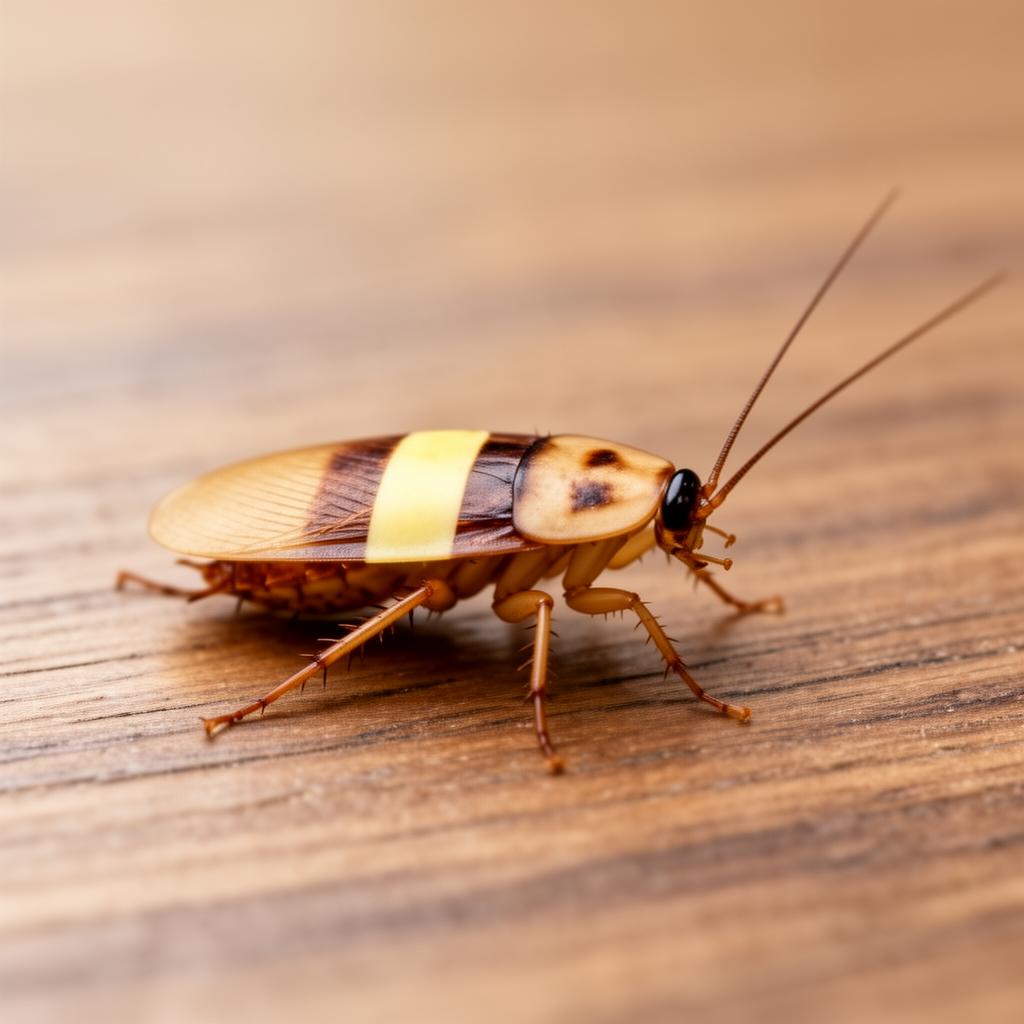 Brown-banded Cockroach (Supella longipalpa)