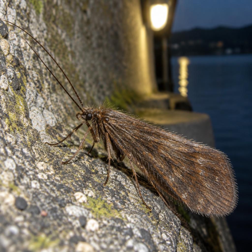 Caddisfly (Hydropsyche spp.)