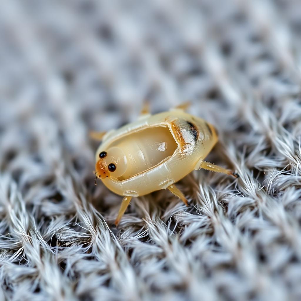 Varied Carpet Beetle — Pupa