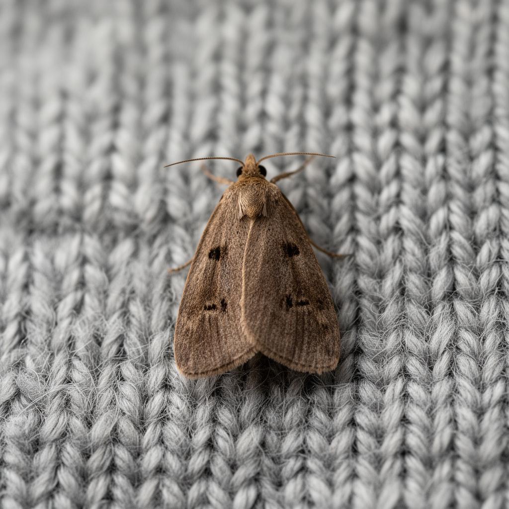 Casemaking Clothes Moth (Tinea pellionella)