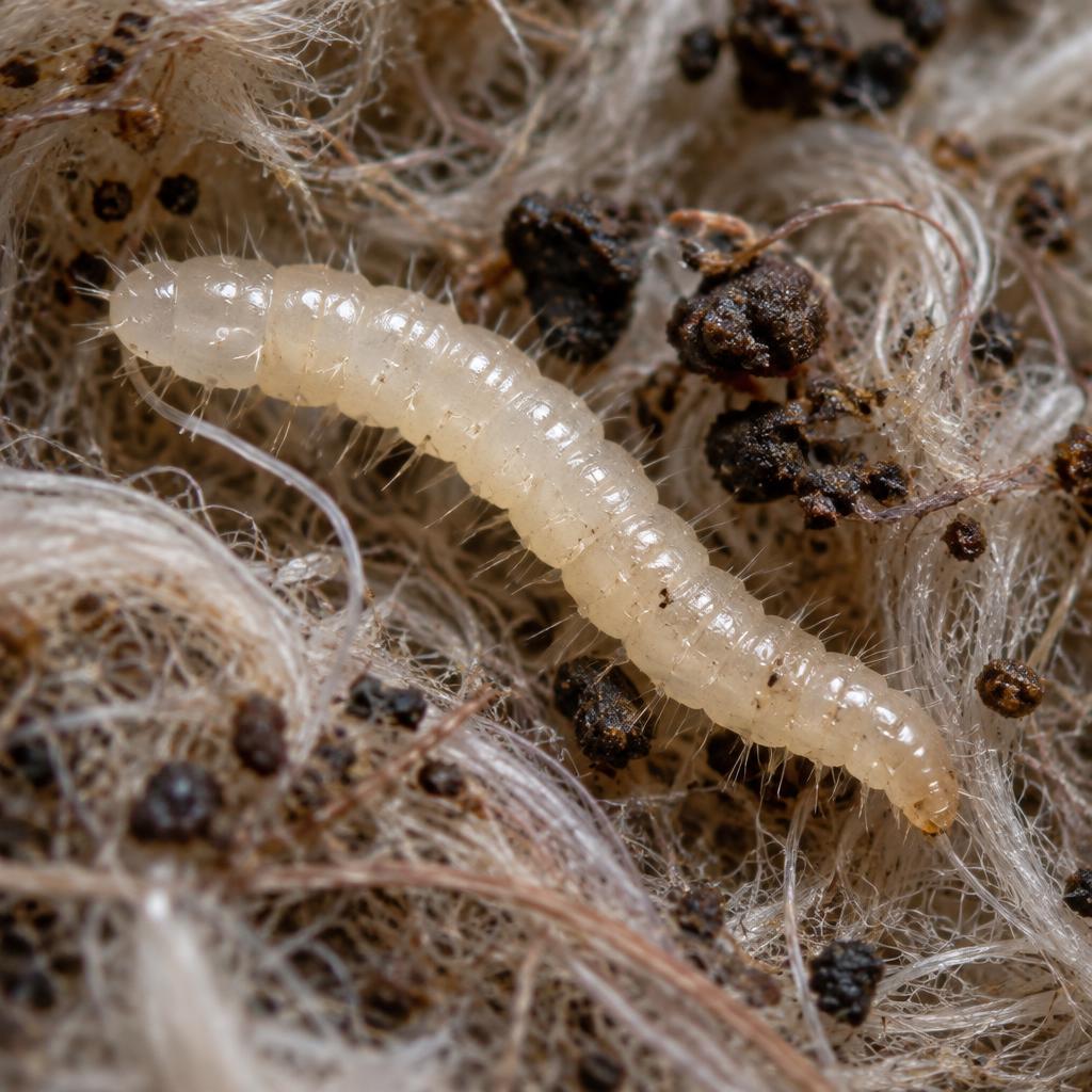 Cat Flea — Larva