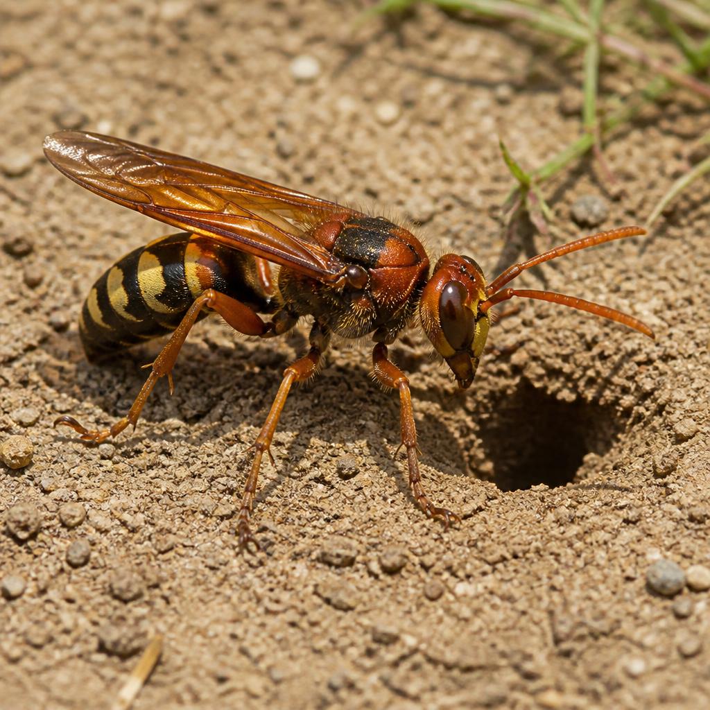 Cicada Killer Wasp (Sphecius speciosus)