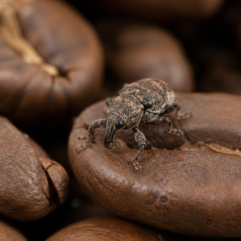 Coffee Bean Weevil (Araecerus fasciculatus)