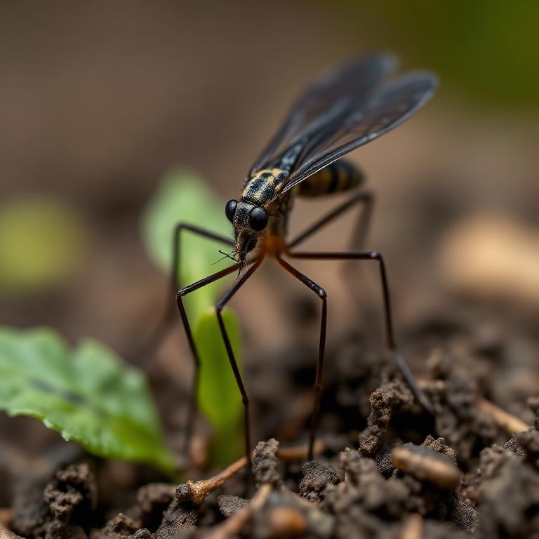 Dark-winged Fungus Gnat (Bradysia impatiens)