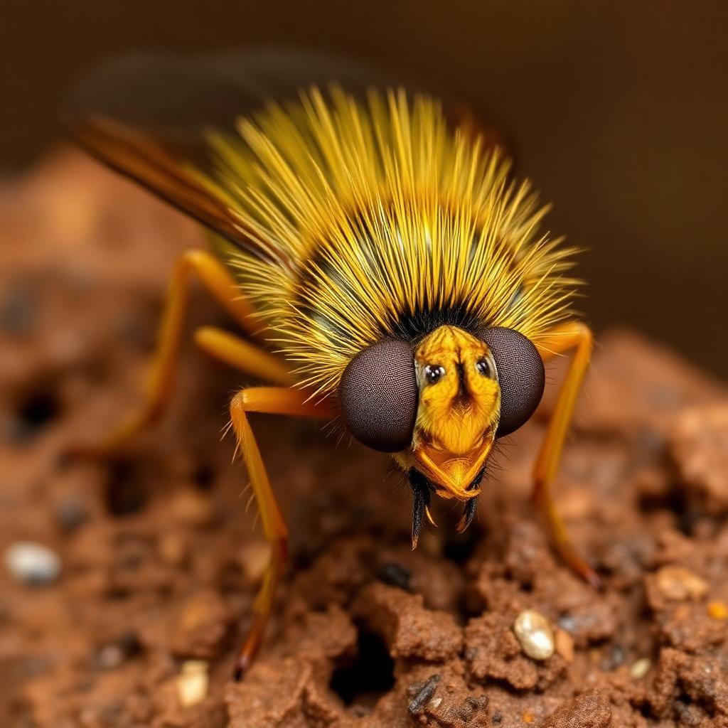 Yellow Dung Fly (Scathophaga stercoraria)