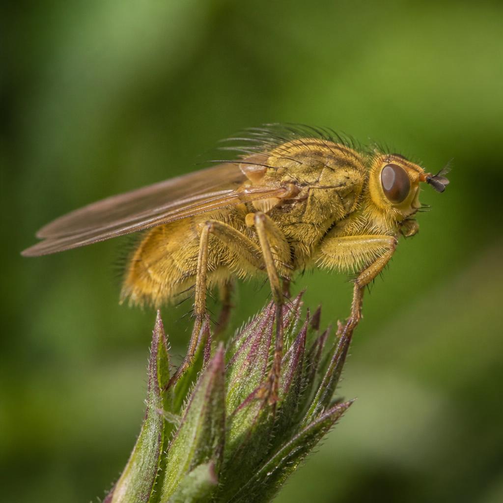 Yellow Dung Fly (Scathophaga stercoraria)