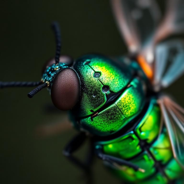 Green Bottle Fly (Lucilia sericata)