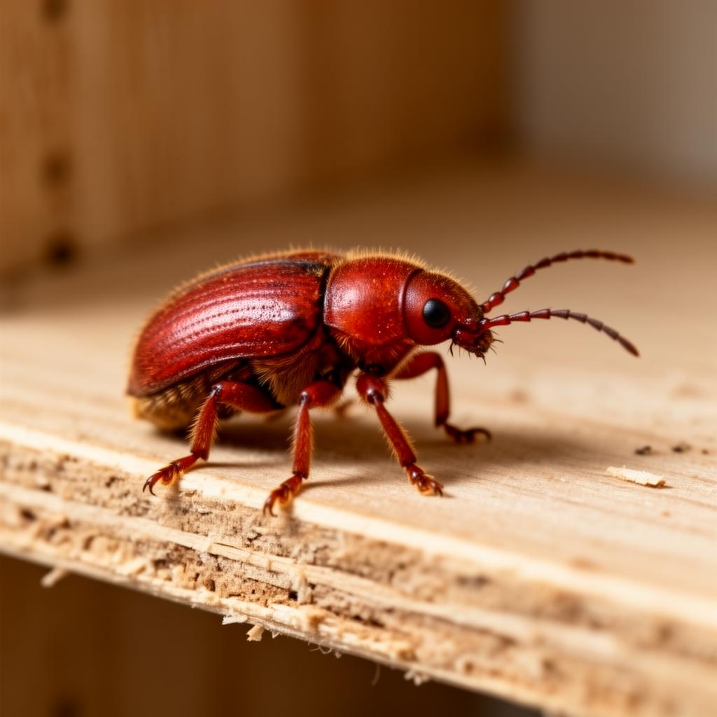 Spider Beetle (Ptinus tectus)