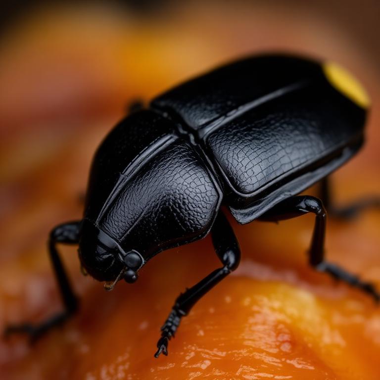 Larder Beetle (Dermestes lardarius)