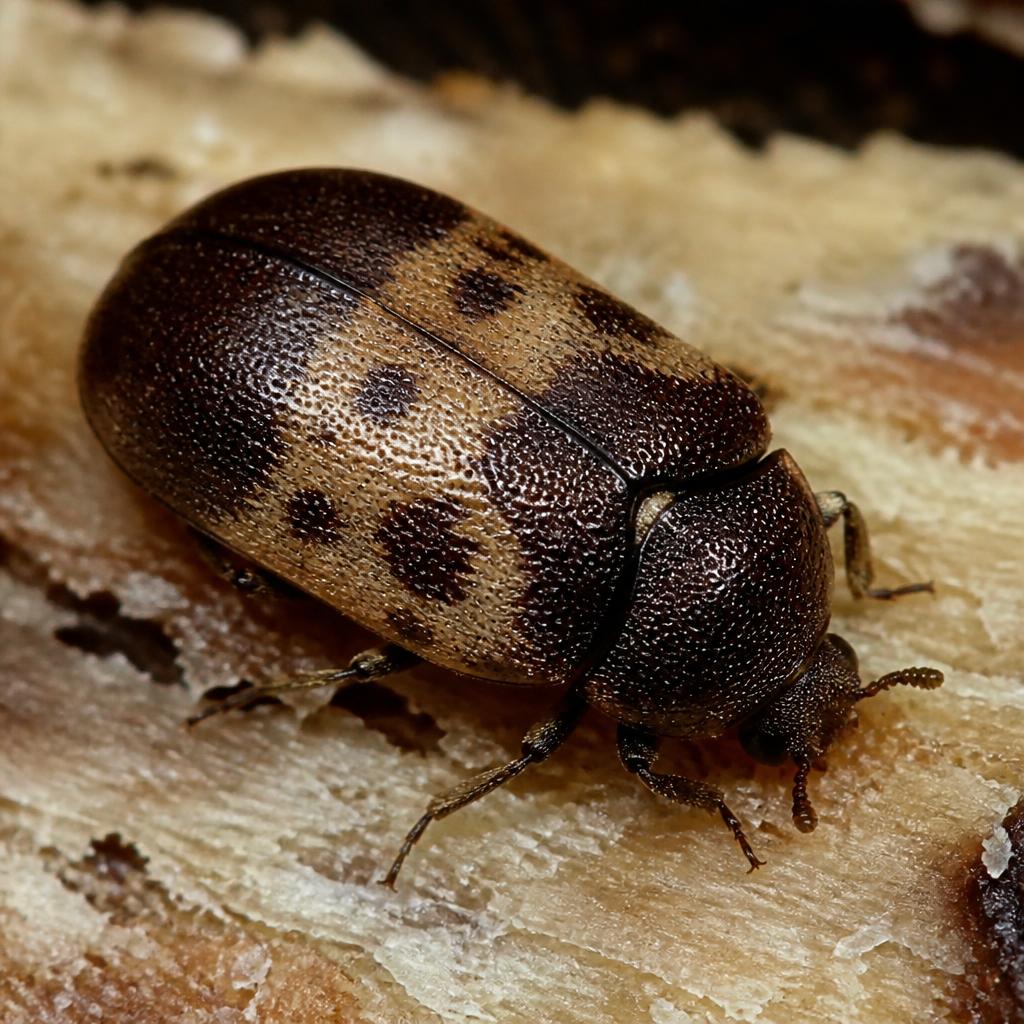 Larder Beetle (Dermestes lardarius)