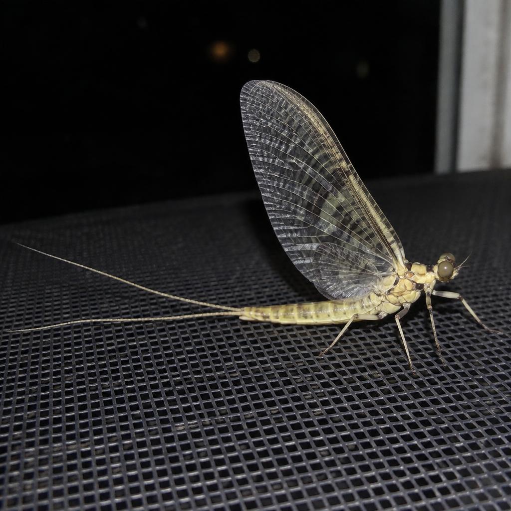 Mayfly (Hexagenia limbata)