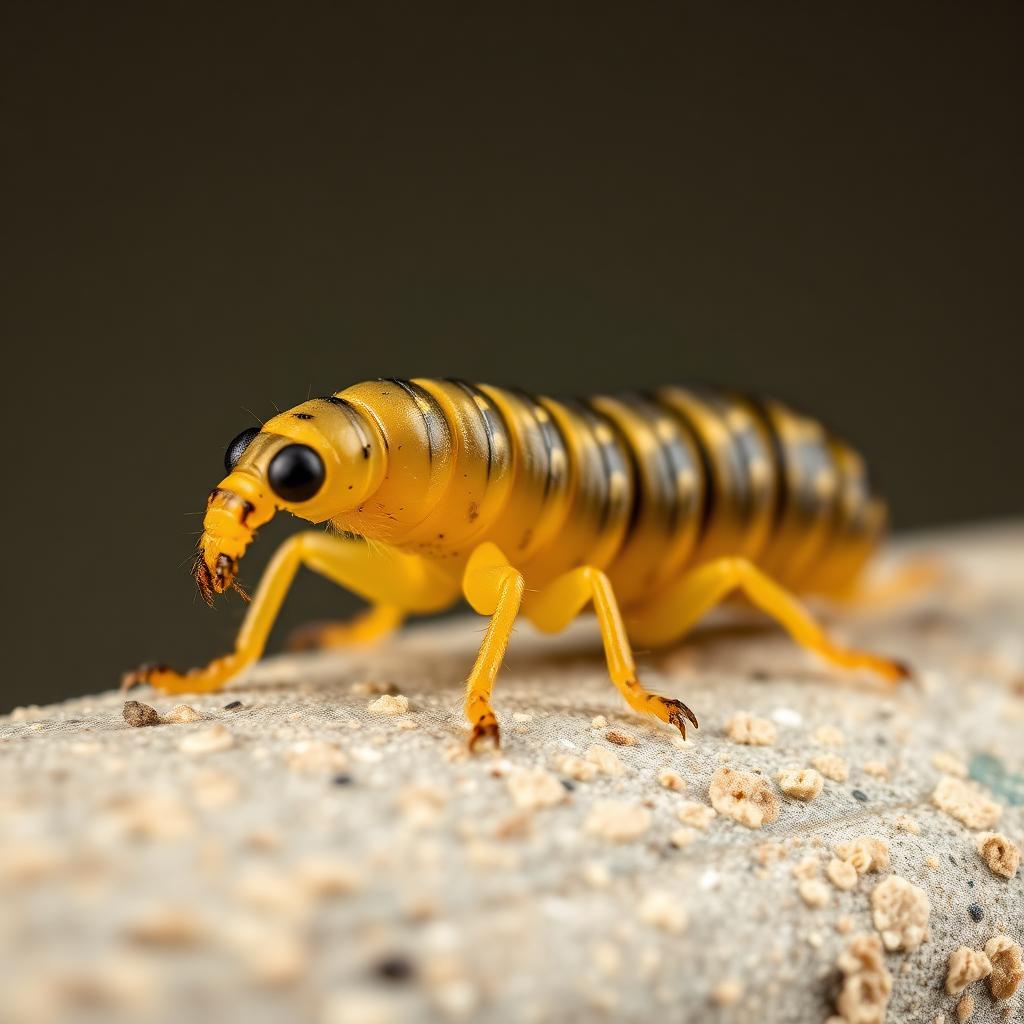 Yellow Mealworm (Tenebrio molitor)