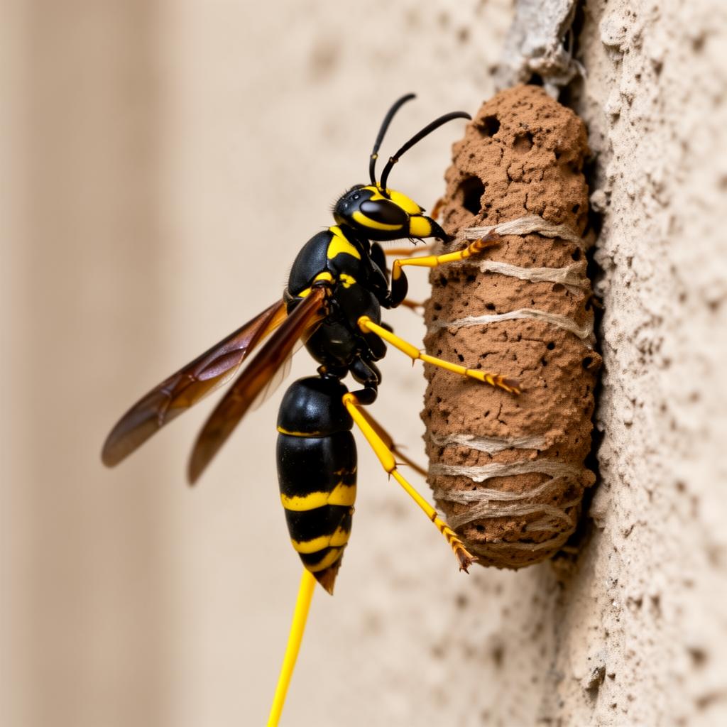 Mud Dauber (Sceliphron / Chalybion spp.)