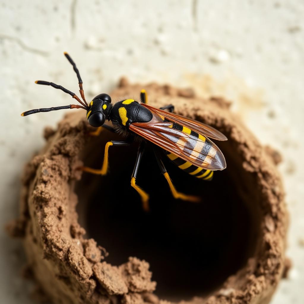 Mud Dauber (Sceliphron / Chalybion spp.)