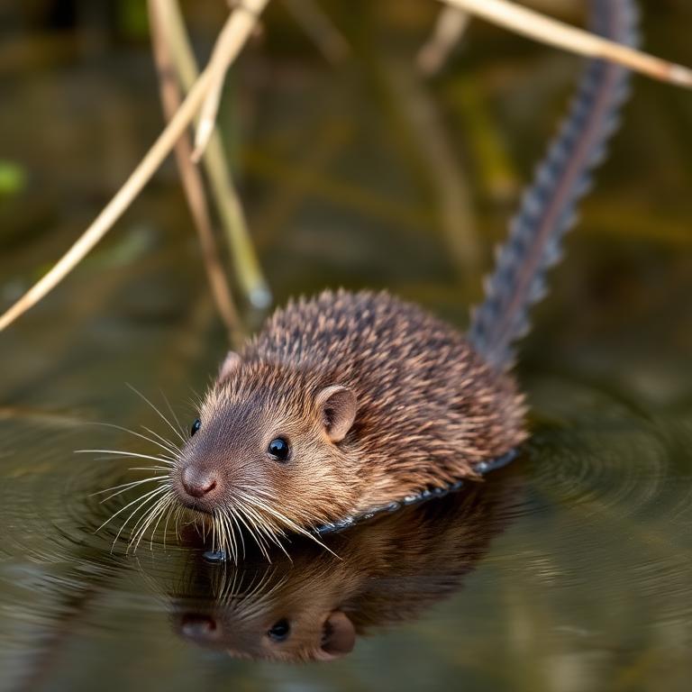 Muskrat (Ondatra zibethicus)