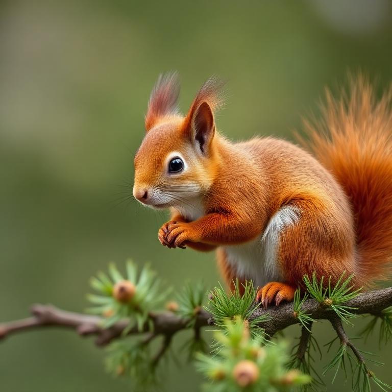 Red Squirrel (Tamiasciurus hudsonicus)