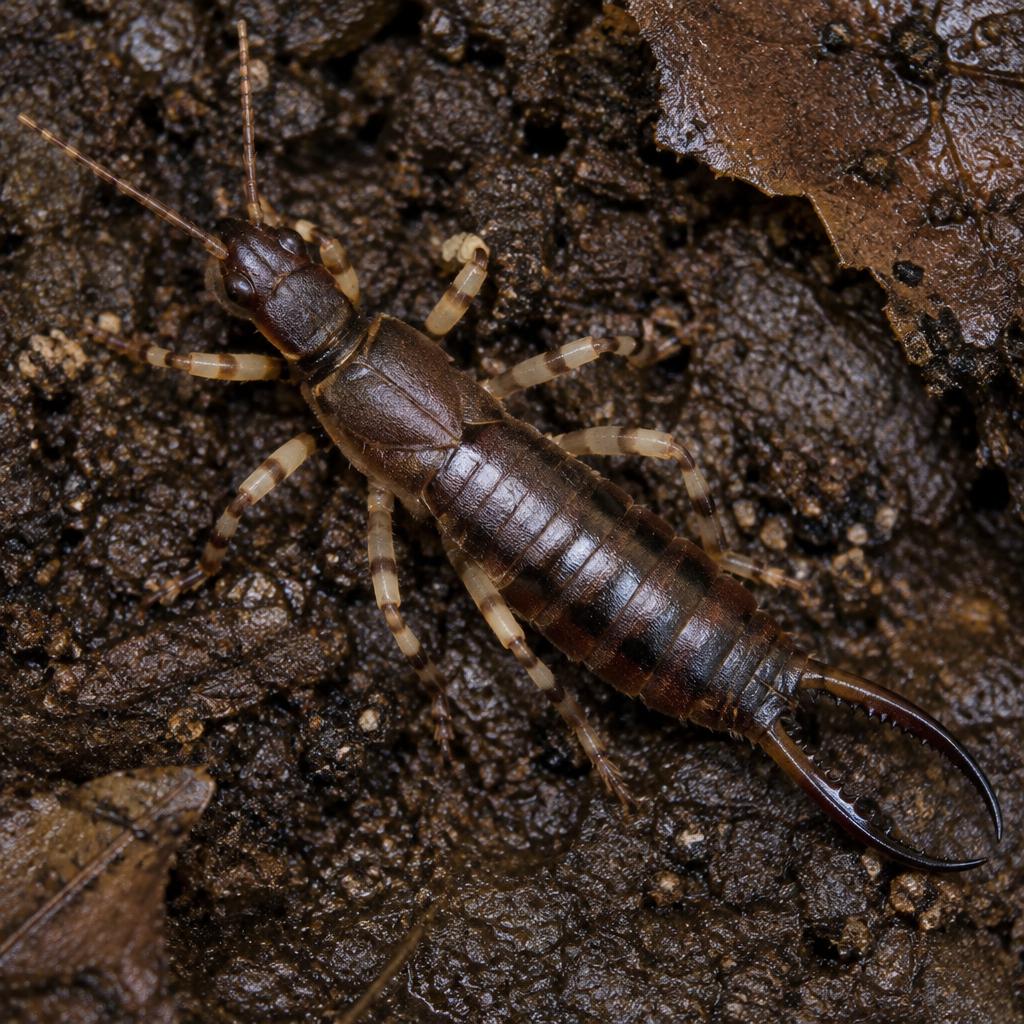 Ring-legged Earwig (Euborellia annulipes)