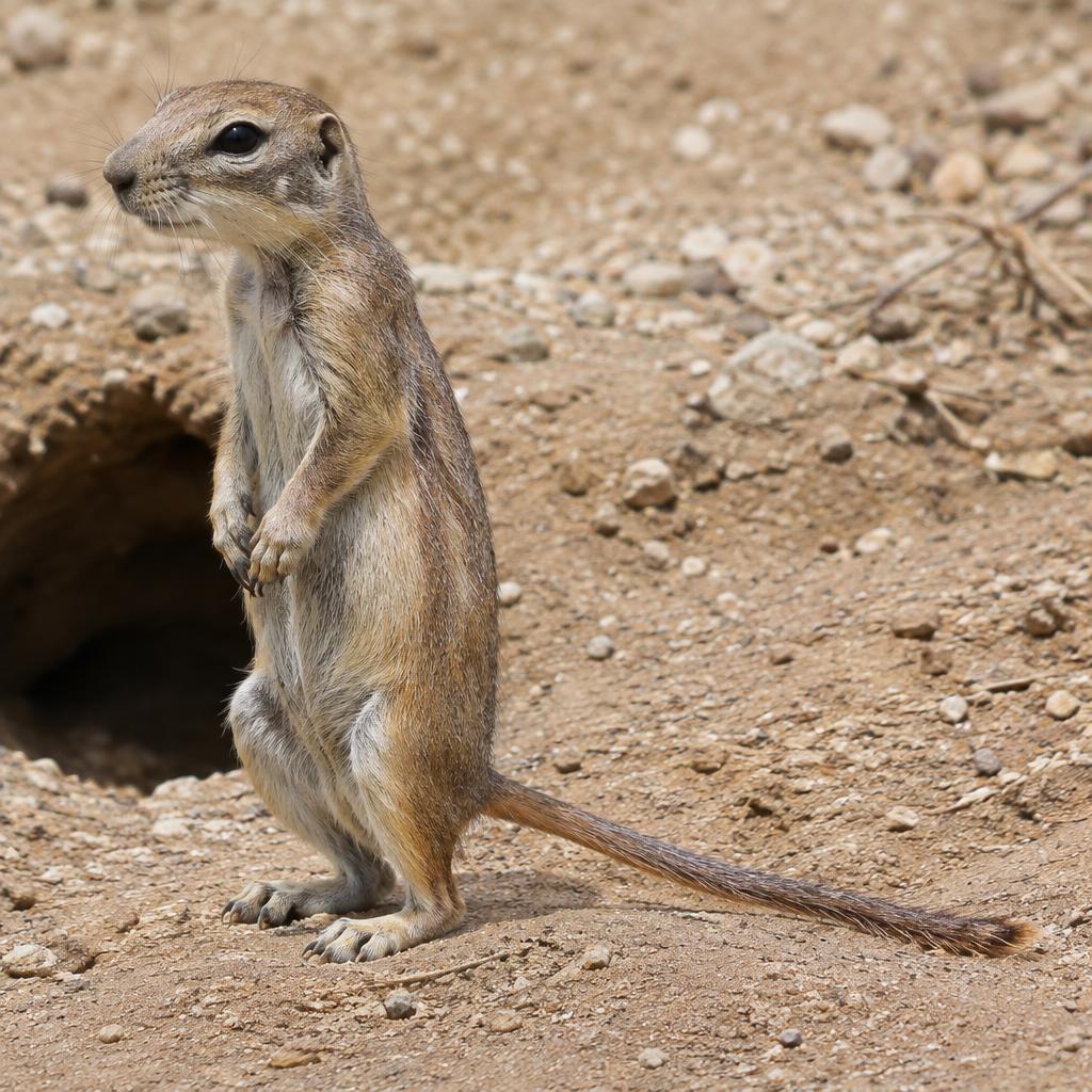 Round-tailed Ground Squirrel (Xerospermophilus tereticaudus)