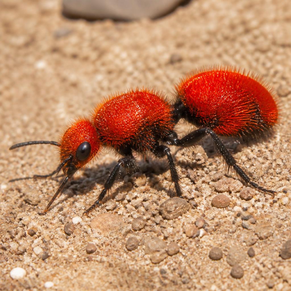 Velvet Ant (Cow Killer) (Dasymutilla occidentalis)
