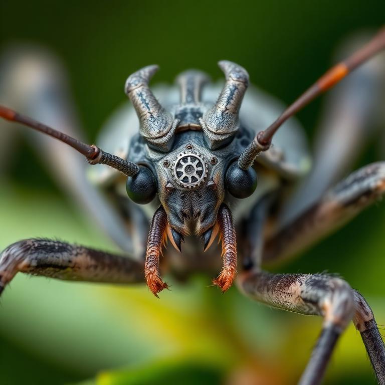 Wheel Bug (Arilus cristatus)