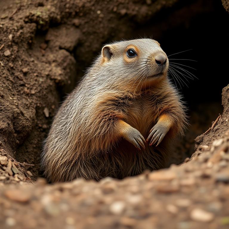 Woodchuck (Groundhog) (Marmota monax)