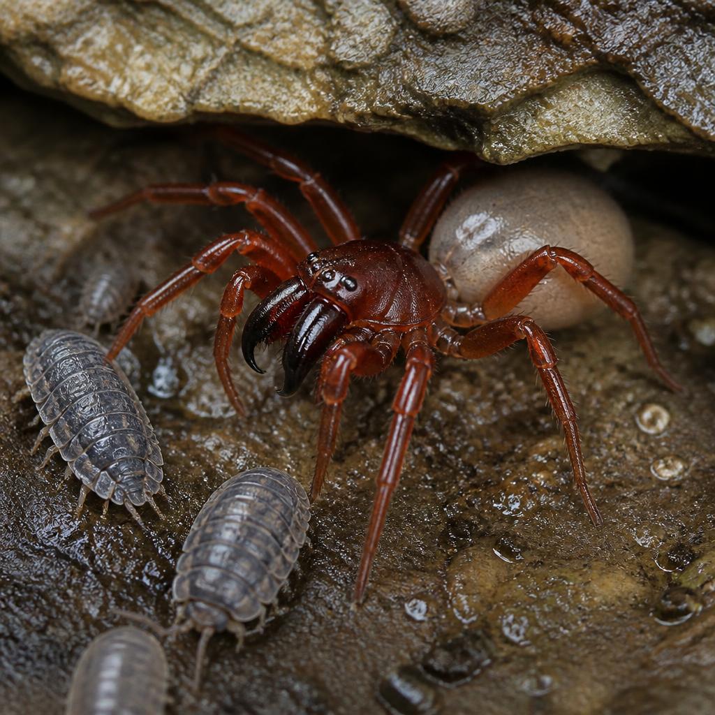 Woodlouse Spider (Dysdera crocata)