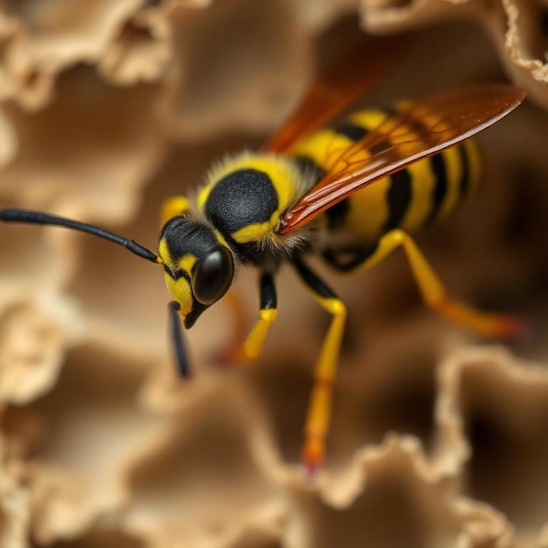 Yellow Paper Wasp (Polistes dominula)